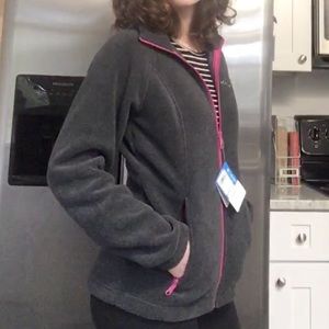 Columbia Benton Full ZIP Charcoal Fleece